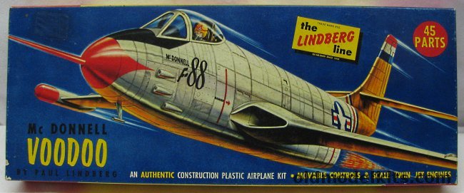 Lindberg 1/48 Mc Donnell Voodoo F-88, 543-98 plastic model kit